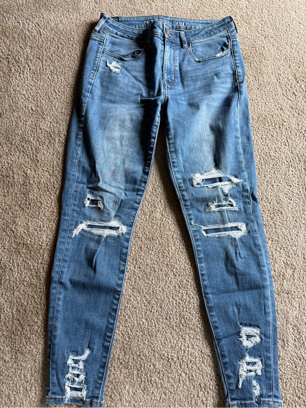 American Eagle ripped jeans
